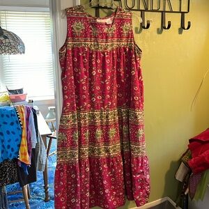 LA Cera sleeveless dress. Large